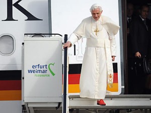 The Catholic Pope visits Erfurt-Weimar 2011