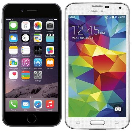 Samsung-S5-vs.-iPhone6