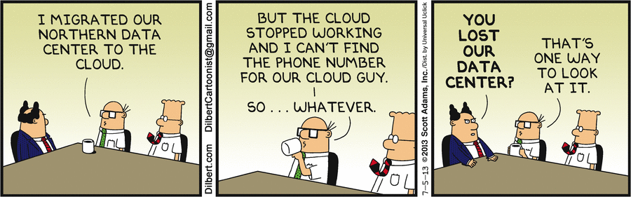 dilbert disaster recovery plan