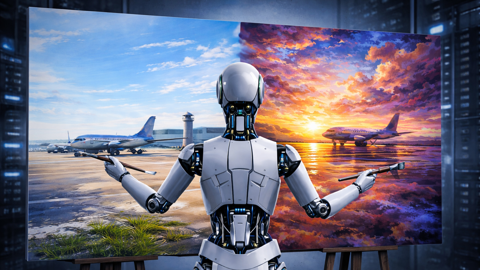 AI imaging - structured vs. creative