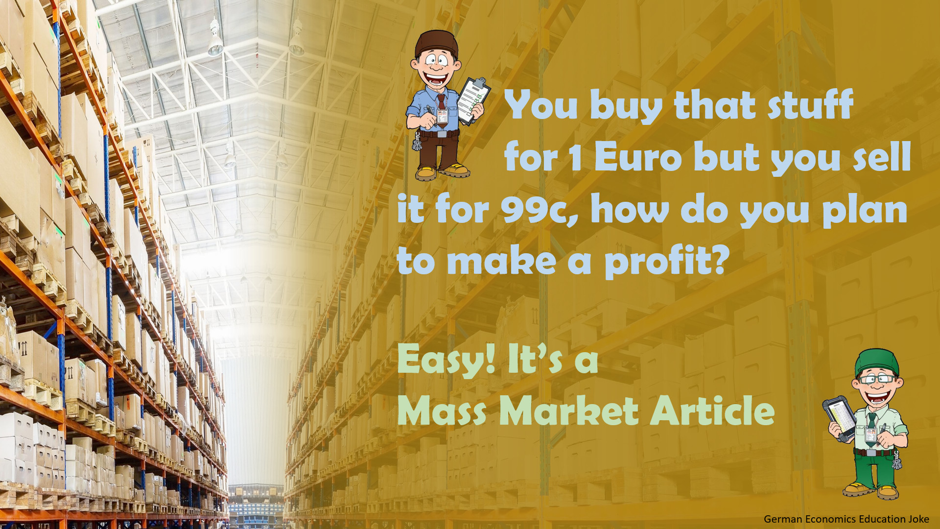 Mass Market - No Profit